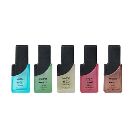 Ossa Magnet Discovery Set Edp | Aqua | Fresh | Floral | Oud & Original | Perfume Gift Set 5 X 75ml