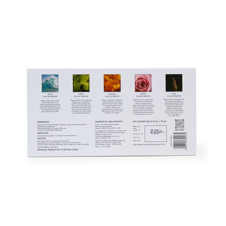 Ossa Magnet Discovery Set Edp | Aqua | Fresh | Floral | Oud & Original | Perfume Gift Set 5 X 75ml