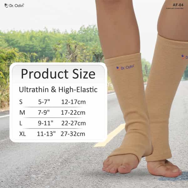 Dr. Odin Ankle Support Brace With Closed Heel | Ankle Binder Pain Relief For Sprained Ankle (Medium)