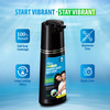 Nisha Quick Hair Color | 5 Minutes Shampoo Hair Colour Original Black 180ml | 5 Weeks Long Lasting