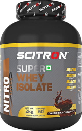 Scitron Nitro Series Super Whey Isolate - 2kg (Double Rich Chocolate)