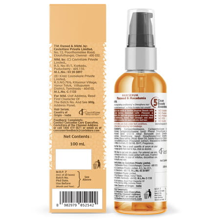 Buds & Berries Conditioning Hair Serum With Flaxseed And Macadamia | Conditioned Hair (100 Ml)