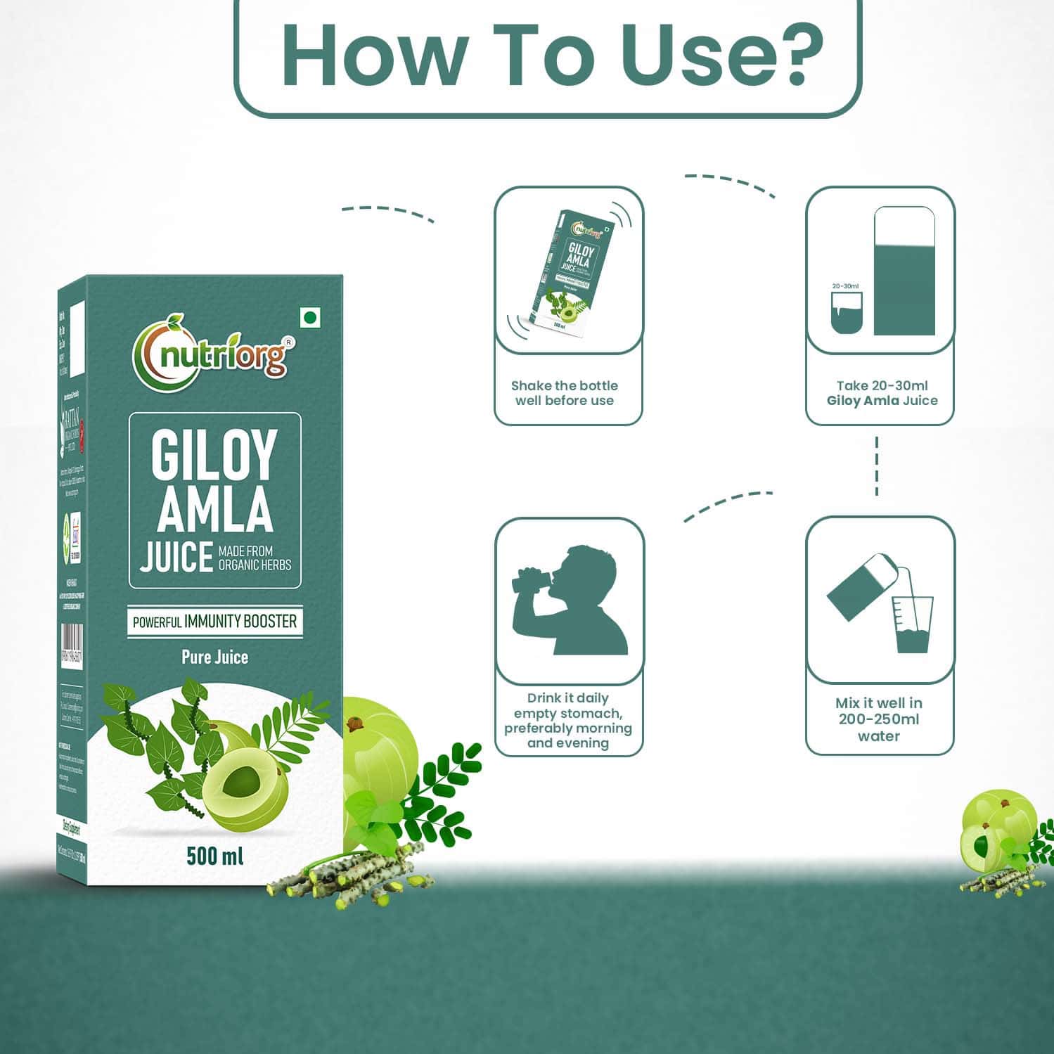 Buy GILOY WITH AMLA JUICE 500 ML Online & Get Upto 60 OFF at