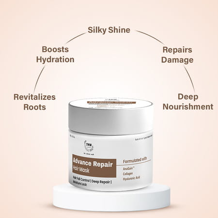 Tnw The Natural Wash Advance Repair Hair Mask | Hair Fall Control & Deep Repair 100 Gm