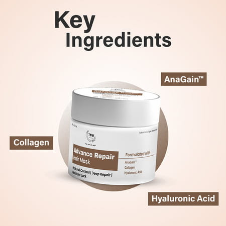 Tnw The Natural Wash Advance Repair Hair Mask | Hair Fall Control & Deep Repair 100 Gm