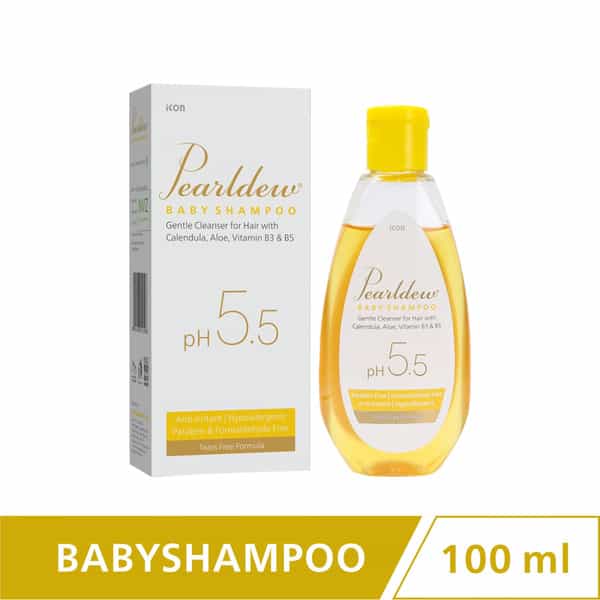 Pearldew Baby Shampoo 100 Ml | Calendula | Paraben & Sulphate Free (Pack Of 2)