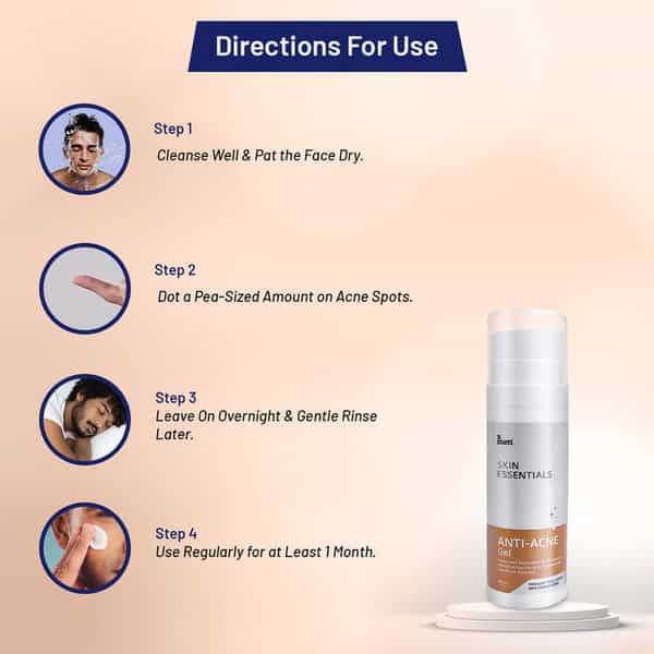 Formen Anti Acne Gel With Niacinamide & Salicylic Acid For Acne Prone Skin & Acne Scars/Marks (30Gm)