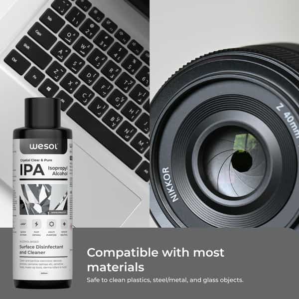 Wesol Ipa Isopropyl Alcohol 99.9% Electronics Cleaner Spray 200 Ml