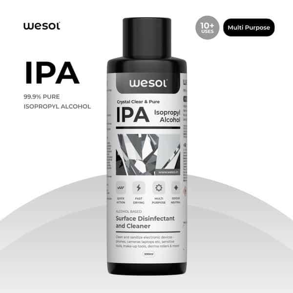 Wesol Ipa Isopropyl Alcohol 99.9% Electronics Cleaner Spray 200 Ml