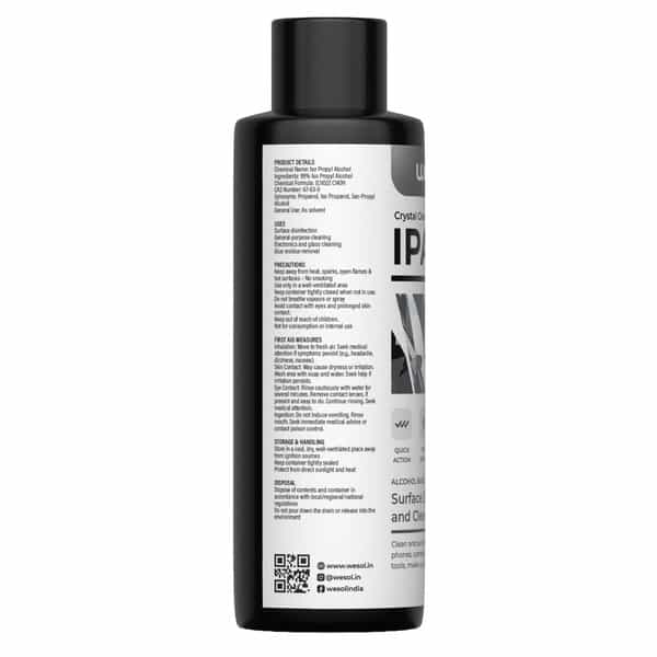 Wesol Ipa Isopropyl Alcohol 99.9% Electronics Cleaner Spray 200 Ml