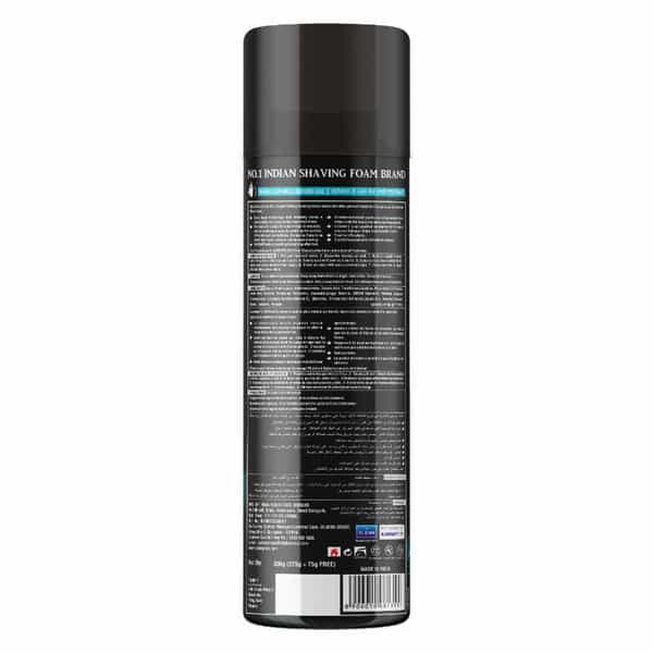 Vi-John Charcoal Shaving Foam Infused With Jojoba Oil Free From Parabeen | Sulfate & Silicone 300G