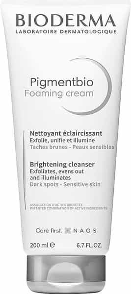 Bioderma Pigmentbio Foaming Cream 200 Ml | Brightening Exfoliating Cleanser For Dark Spot