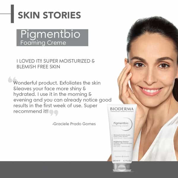 Bioderma Pigmentbio Foaming Cream 200 Ml | Brightening Exfoliating Cleanser For Dark Spot