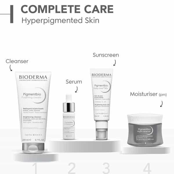 Bioderma Pigmentbio Foaming Cream 200 Ml | Brightening Exfoliating Cleanser For Dark Spot