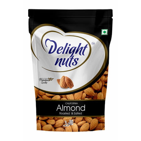 Delight Nuts Almond Roasted And Salted- Premium Quality 200gm