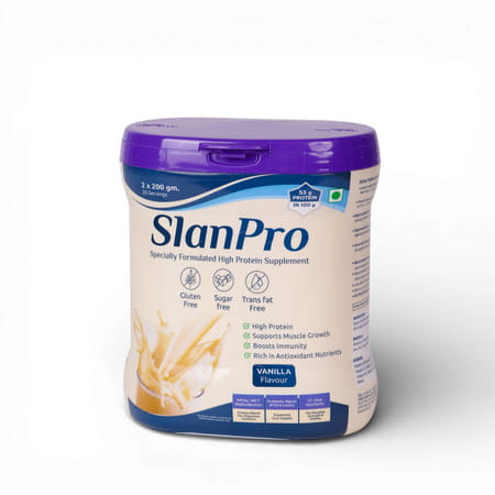 Slaney Slanpro Protein Powder | Vanilla Flavour 400g