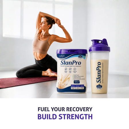 Slaney Slanpro Protein Powder | Vanilla Flavour 400G