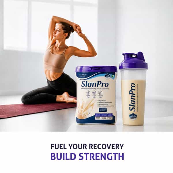 Slaney Slanpro Protein Powder | Vanilla Flavour 400G