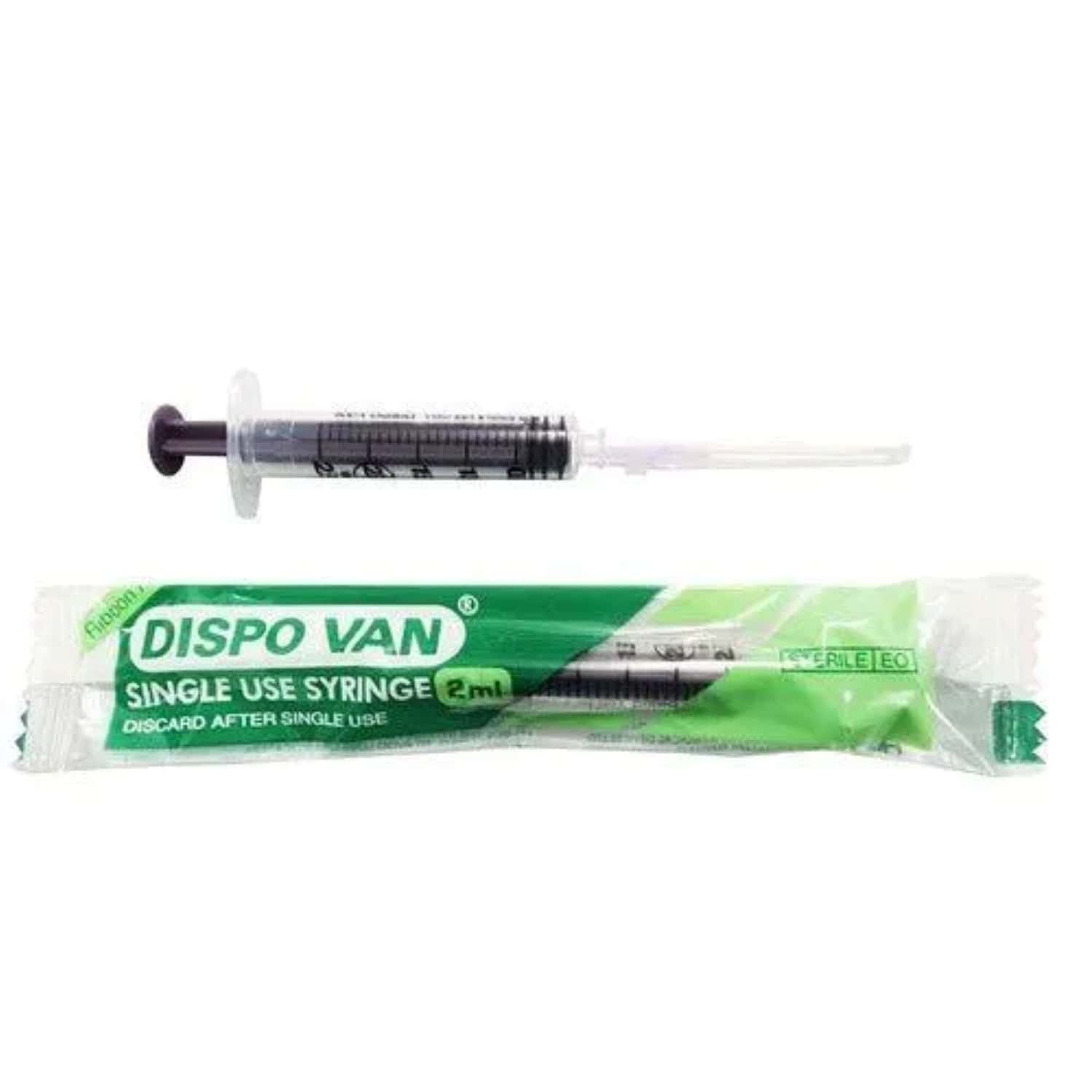 Hmd Dispovan 24 G X 1 Inch X 2 Ml Syringe 100 No's