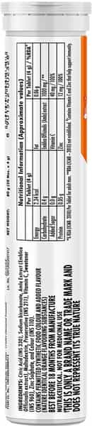 Glucon C Immunofizz - 1000Mg Amla Vitamin C & Zinc For Immunity - 20 Effervescent Tab -Orange