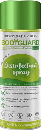 Bodyguard Multipurpose Alcohol Based Disinfectant Spray-400 Ml