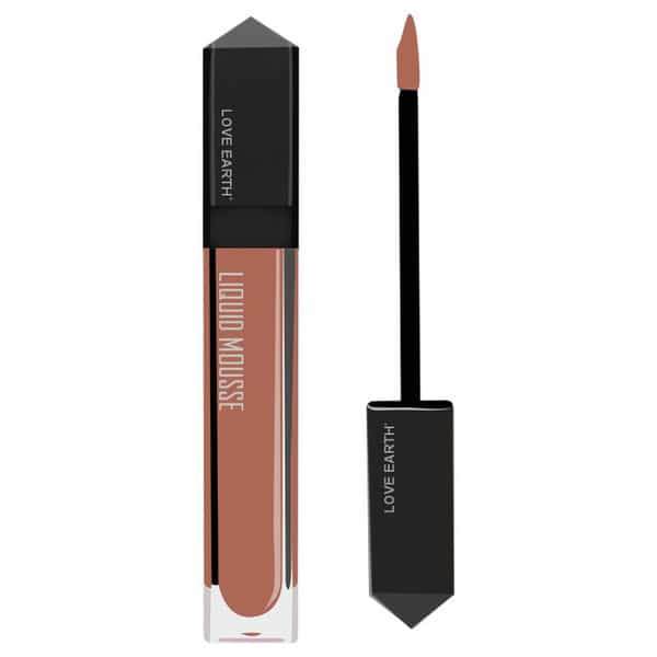 Love Earth Liquid Mousse Lipstick - Espresso Martini Matte Finish | Non-Sticky & Waterproof - 6Ml