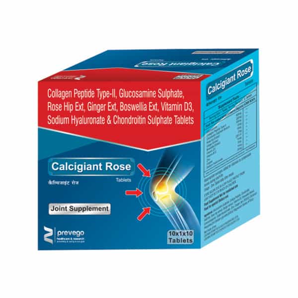 Prevego Calcigiant Rose Tab - 10N