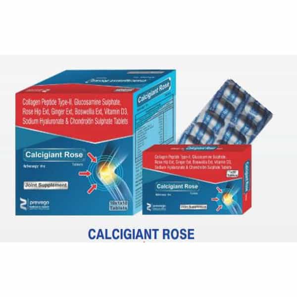 Prevego Calcigiant Rose Tab - 10N