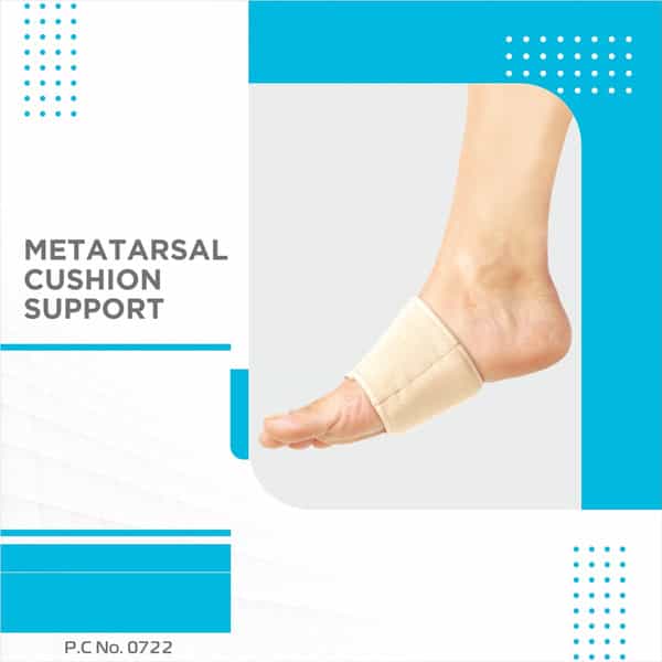 Vissco Metatarsal Cushion Support | Metatarsal Pads To Relieve Pain & Foot Injuries (Beige)