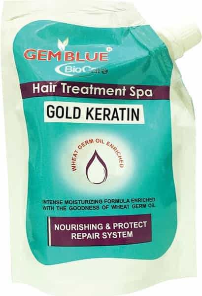 Gemblue Biocare Gold Keratin Hair Treatment Spa 100Ml
