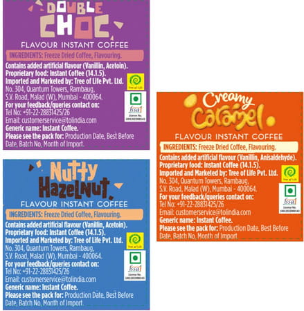 Beanies Flavoured Coffee|Double Chocolate 50g Creamy Caramel 50g Nutty Hazelnut 50g|Pack Of 3