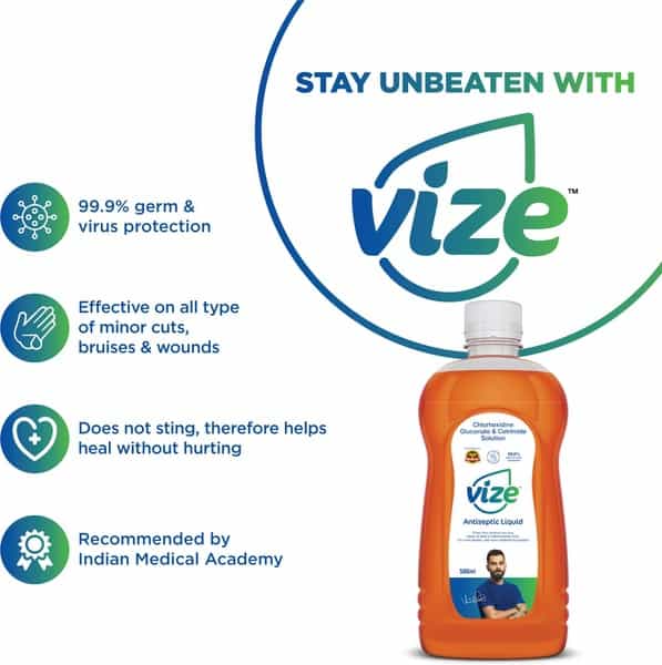 Vize Antiseptic Liquid - 500 Ml