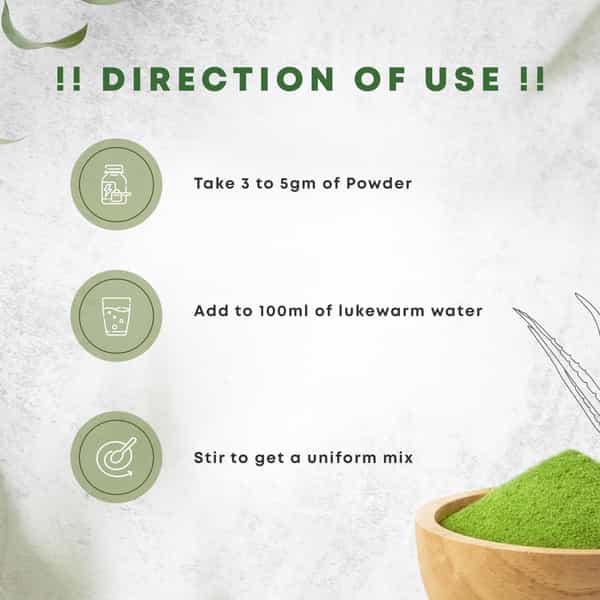 Four Seasons Aloe Vera Powder (Ghritkumari) 100G | For Face And Hair | Skin Care (Pack Of 3)