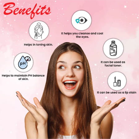 Cipzer Araq-E-Gulab 50ml | Herbal Tonic For Acne| Eczema & Skin Health