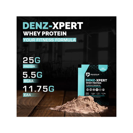 Denzour Nutrition Denz - Xpert Whey Protein Powder | 5 Sachets | Multi Flavour - (5 Servings) - 180g