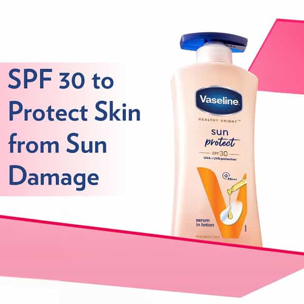 Vaseline Healthy White Sun + Pollution Protection Body Lotion Spf 30 Bottle Of 400 Ml