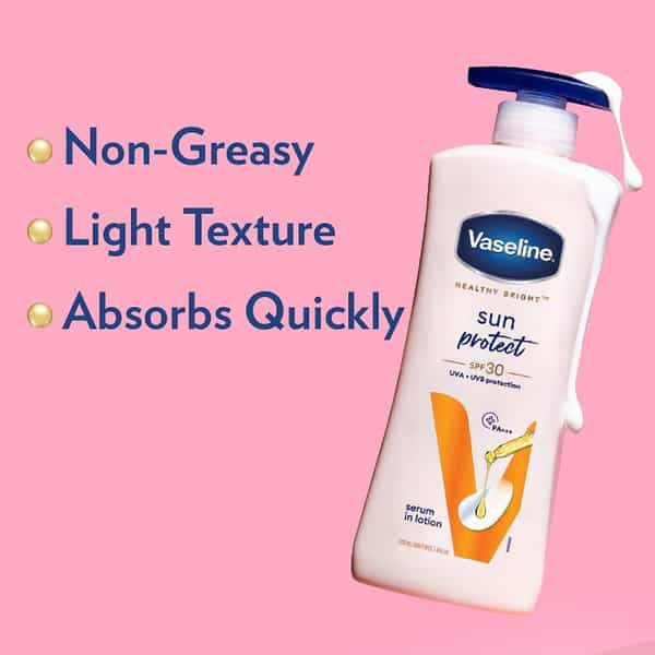 Vaseline Healthy White Sun + Pollution Protection Body Lotion Spf 30 Bottle Of 400 Ml