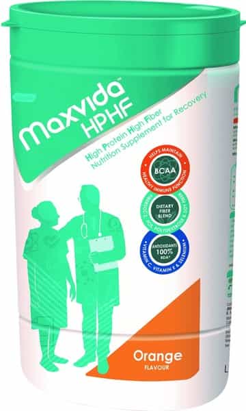 Maxvida Hphf Orange Nutrition Supplement Jar Of 400 G