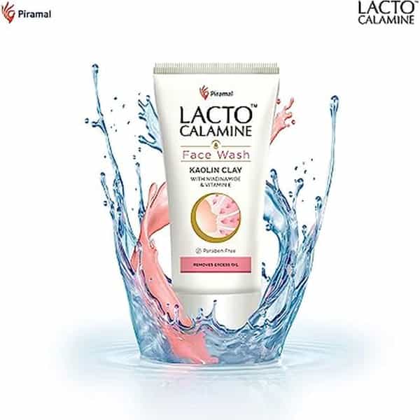 Lacto Calamine Daily Face Wash With Kaolin Clay | Niacinamide And Vitamin E | C 100Ml - Pack Of 3