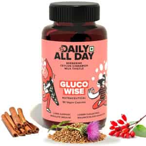 Daily All Day Berberine Supplements For Diabetes Care | 90 Capsules