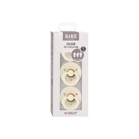 Bibs Try-It 3-Pack Ivory - Latex - 0+ Months