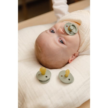 Bibs Try-It 3-Pack Ivory - Latex - 0+ Months
