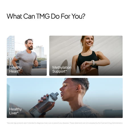 Decode Age Tmg Supplement | Betaine Hydrochloride Supplement | 500mg | Veg - 30n