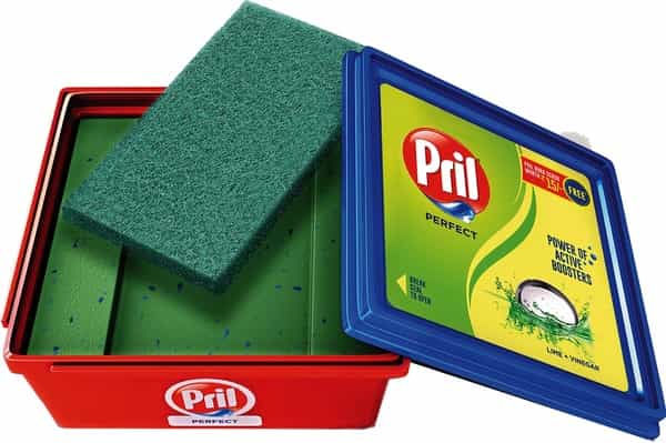 Pril Lime + Vinegar Dish Wash Bar - 500 G