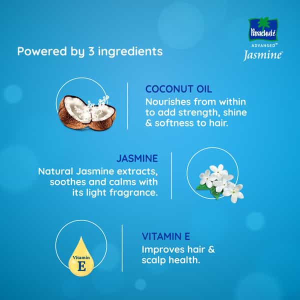 Parachute Advansed Jasmine Coconut Hair Oil For Shiny & Strong Hair 300Ml