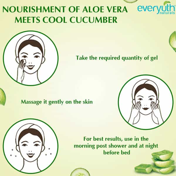 Everyuth Naturals Nourishing Aloe Vera & Cucumber Gel - 100G