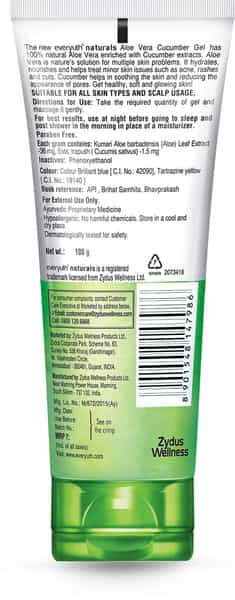 Everyuth Naturals Nourishing Aloe Vera & Cucumber Gel - 100G