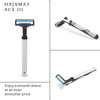 Hajamat Ace Iii- 3 Blade Shaving Razor For Men & Women| (1 Handle 10 Blades)