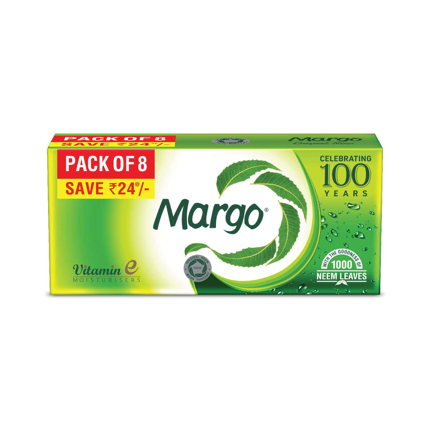 Margo Original Neem Soap - 125gm Pack Of 8