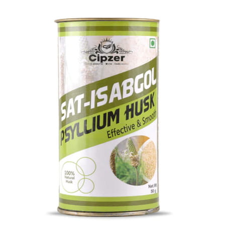 Cipzer Sat Isabgol 50g | Supports Digestive Health & Colon Wellness